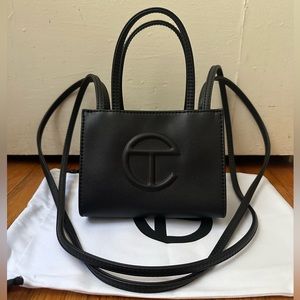 Telfar Black Small Shopper, excellent condition